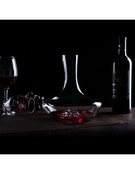 Decantador de Vino YouYah 1400ML Cristal Sin Plomo con Filtro