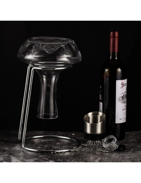 Decantador de Vino YouYah 1400ML Cristal Sin Plomo con Filtro