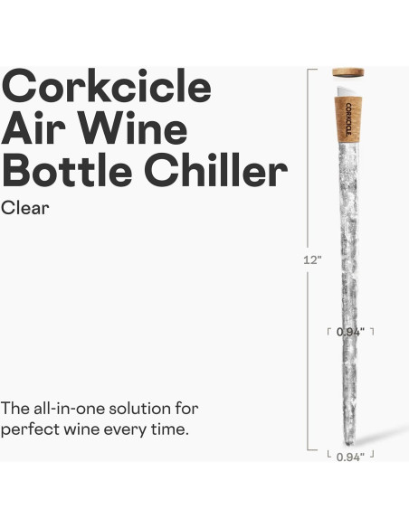 Corkcicle Air Enfriador de Vino y Aerador - 30.48 cm