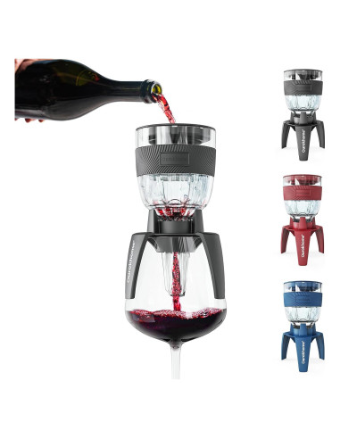 Aerador de Vino Ourokhome - Vertedor Premium Negro 249g