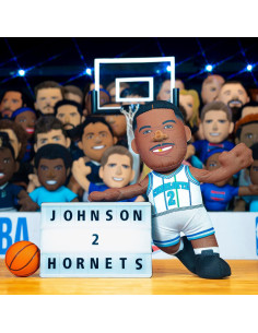 Figura de Peluche Larry Johnson NBA Charlotte Hornets 25.4 cm 2