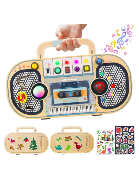 Tablero Ocupado Montessori ANSEE con Luz LED y Música Tablero Ocupado Montessori ANSEE con Luz LED y Música