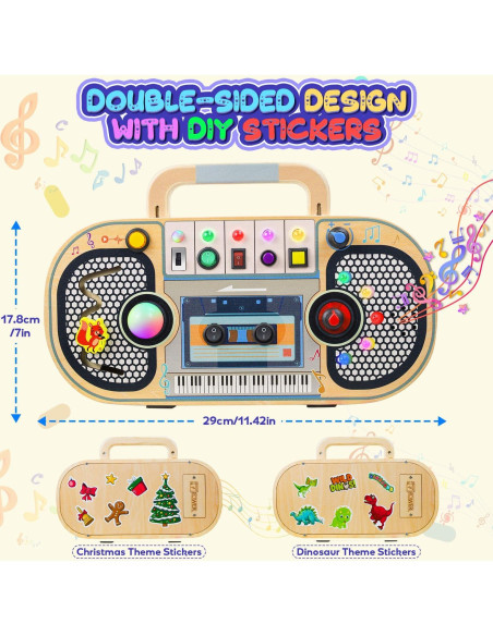 Tablero Ocupado Montessori ANSEE con Luz LED y Música Tablero Ocupado Montessori ANSEE con Luz LED y Música