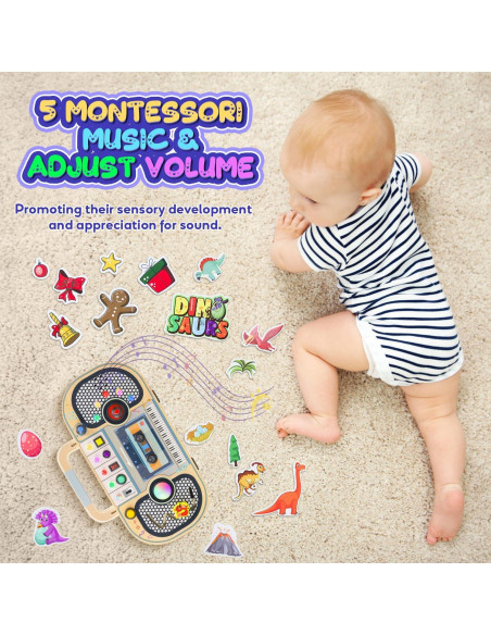 Tablero Ocupado Montessori ANSEE con Luz LED y Música Tablero Ocupado Montessori ANSEE con Luz LED y Música