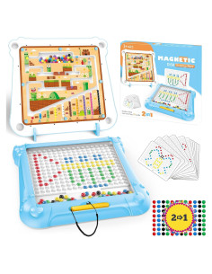 Aikmi Laberinto Magnético 2 en 1 para Niños - Pizarra Educativa