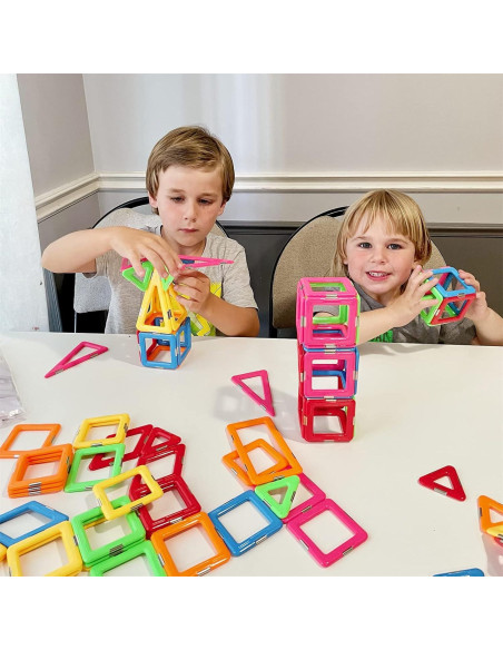 70 Azulejos Magnéticos Coodoo Juguetes STEM para Niños 3+