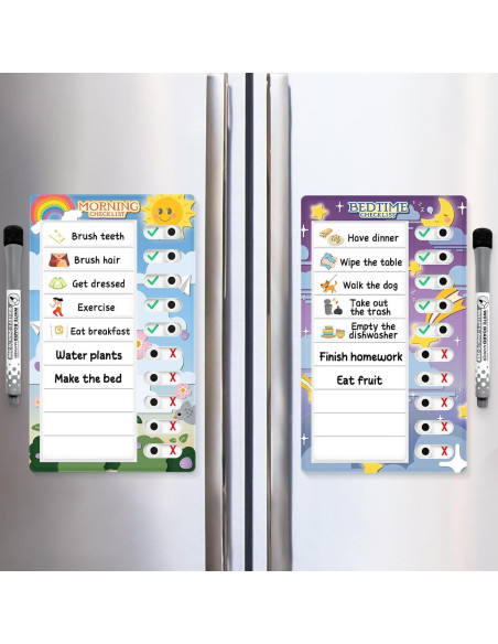 Tabla de Tareas Interactiva Tsytyst - 2 Paquetes, Magnética