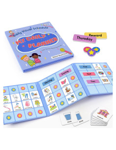 Horario Visual Magnético ALSLEA para Niños con 171 Imanes