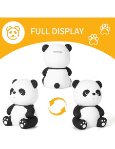 Banco de Dinero Panda H&W Irrompible 22x14x15 cm 2