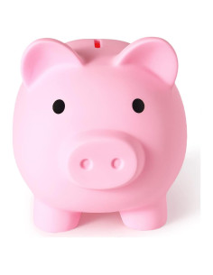 Alcancía Irrompible Rosa FD-61 18x16.5 cm para Niños