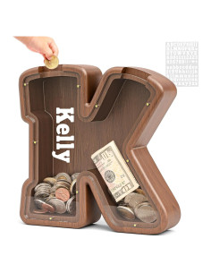 Alcancía de Madera Personalizada Summidate para Niños 22.86 cm