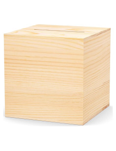 Banco de Ahorro HCHANGEN de Madera Natural 12 cm