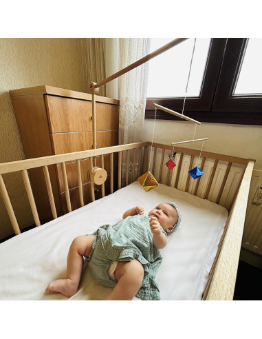 Móvil Montessori Munari con Octaedro y bailarines - 30 cm