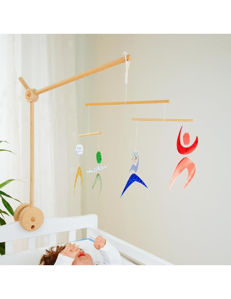 Móvil Montessori Munari con Octaedro y bailarines - 30 cm