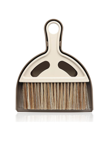 Juego de Cepillo y Recogedor Mini WDDBHSKN - Blanco Marrón