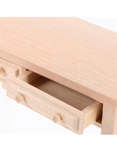 Conjunto de Muebles de Casa de Muñecas JOINPAYA - Mesa y Sillas Miniatura