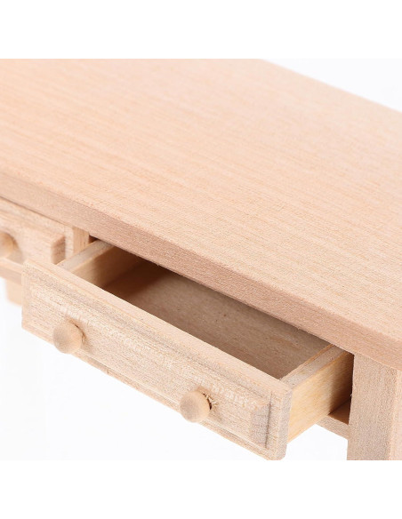 Conjunto de Muebles de Casa de Muñecas JOINPAYA - Mesa y Sillas Miniatura