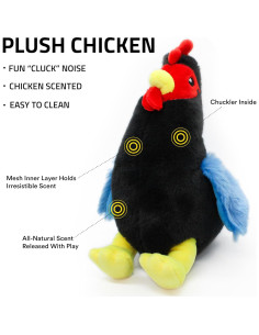 Juguete de Peluche Playology Gallina con Aroma a Pollo 26cm 2