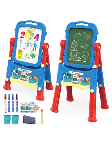 Caballete de Arte PicassoTiles PBT02 Ajustable 2 en 1