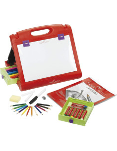 Caballete de Viaje Faber-Castell 3-en-1 para Niños 37 Piezas 2