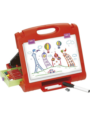 Caballete de Viaje Faber-Castell 3-en-1 para Niños 37 Piezas