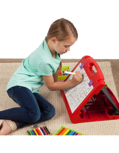 Caballete de Viaje Faber-Castell 3-en-1 para Niños 37 Piezas