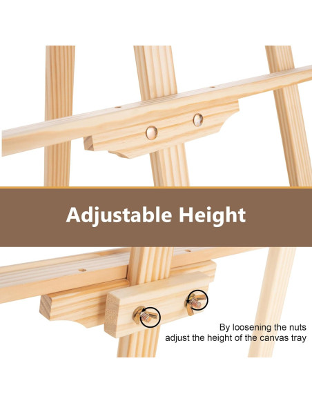 Caballete de Pintura Ajustable Cayendo en Arte 106.68 cm