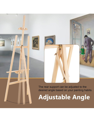 Caballete de Pintura Ajustable Cayendo en Arte 106.68 cm