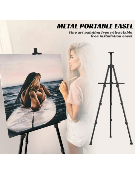 Caballete de Pintura Aredy Ajustable 43.9-167.6 cm Metal
