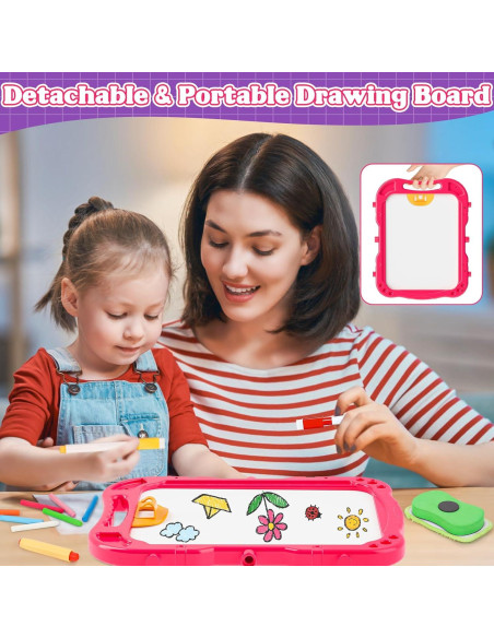 Caballete de Arte Weudear PINK para Niños 2-5 Años