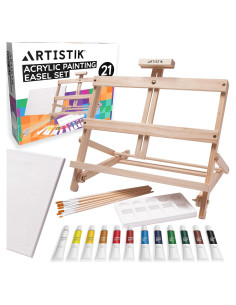 Caballete de Escritorio Artistik de Madera Ajustable 50x75cm