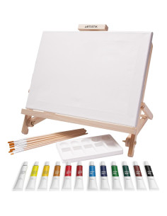 Caballete de Escritorio Artistik de Madera Ajustable 50x75cm 2