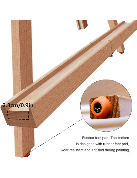 Caballete de Mesa Plegable Miratuso de Madera 55.88 cm