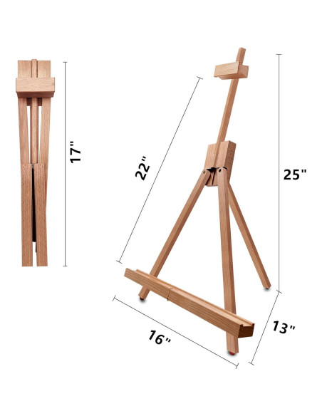 Caballete de Mesa Plegable Miratuso de Madera 55.88 cm