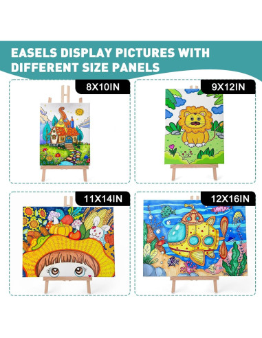 Caballete de Mesa ESRICH 2Pack 40.64 cm Madera Plegable