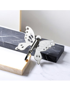 Ganchos de Pared Mariposa SUNUNICO - Acero Inoxidable - 5 Piezas 2