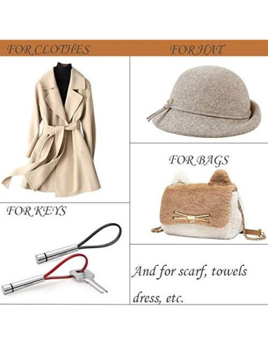 Ganchos de Pared Mariposa SUNUNICO - Acero Inoxidable - 5 Piezas