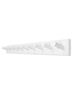 Perchero de Pared Dseap Blanco 10 Ganchos 97 cm Resistente