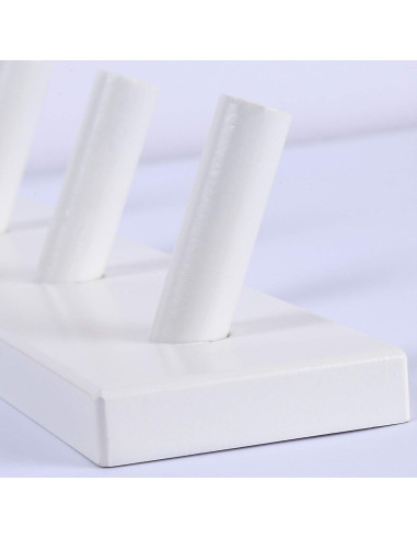 Perchero de Pared Dseap Blanco 10 Ganchos 97 cm Resistente
