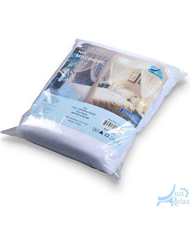 Juego de Dosel Decorativo Solo Relájate, Blanco, 220x200 cm