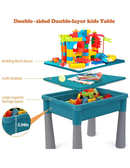 Mesa de Juego Multi Actividad BEAURE 5 en 1 para Niños