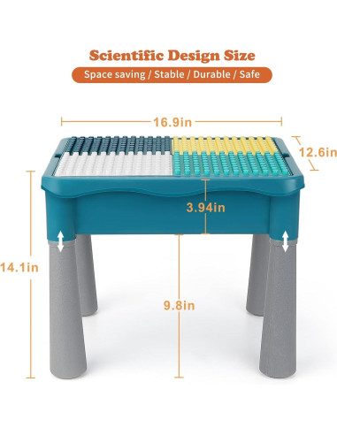 Mesa de Juego Multi Actividad BEAURE 5 en 1 para Niños
