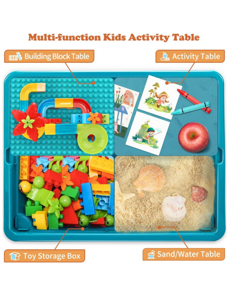 Mesa de Juego Multi Actividad BEAURE 5 en 1 para Niños