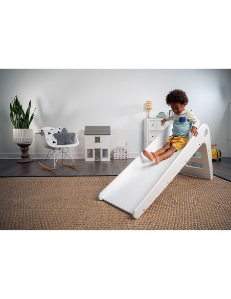 Tobogán de Madera Avenlur para Niños 0.91m Blanco Tobogán de Madera Avenlur para Niños 0.91m Blanco