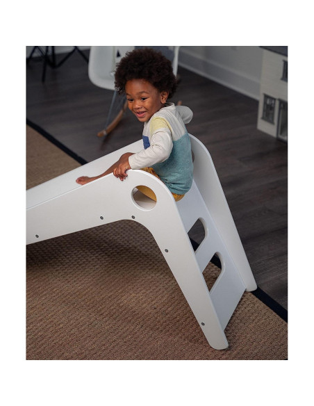 Tobogán de Madera Avenlur para Niños 0.91m Blanco Tobogán de Madera Avenlur para Niños 0.91m Blanco