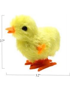 Juguetes de Cuerda 3 Nutrias - 12 Pollitos Saltarines de Peluche 2