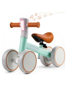 Bicicleta de Equilibrio SYNCFUN Verde para Bebés 1-2 Años