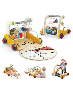 Alfombra de Juego 3-en-1 para Bebés con Piano - Actividades Musicales