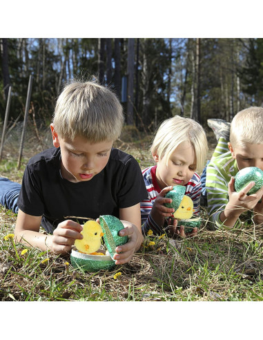 Juguetes de Pollo de Cuerda 3 Nutrias - 4 Piezas de Peluche