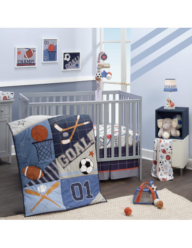 Móvil Musical para Cuna Lambs & Ivy - Gris, 20 min de Música